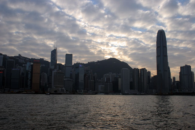 Downtown view. Hong Kong.