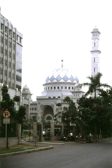 Mosque in Jakarta. Java,  Indonesia.