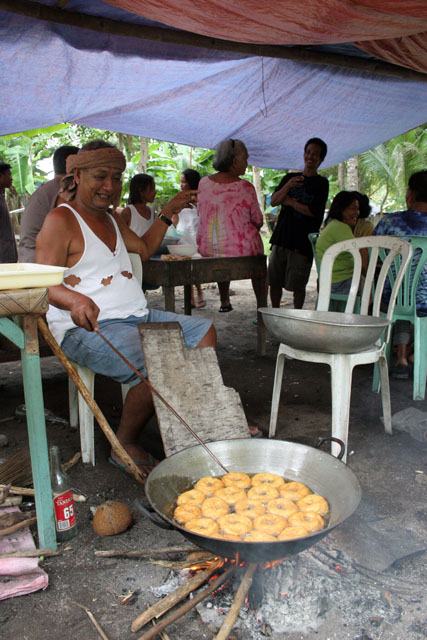 Donuts with sugar. Malapascua. Philippines.