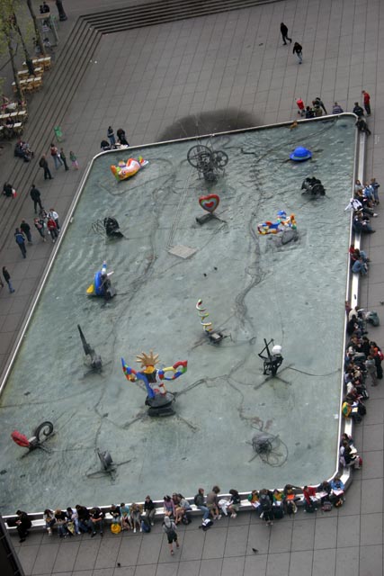 View from Pompidou Centre, Paris. France.