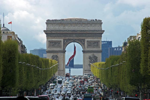 Arc de Triomphe, Paris. France.