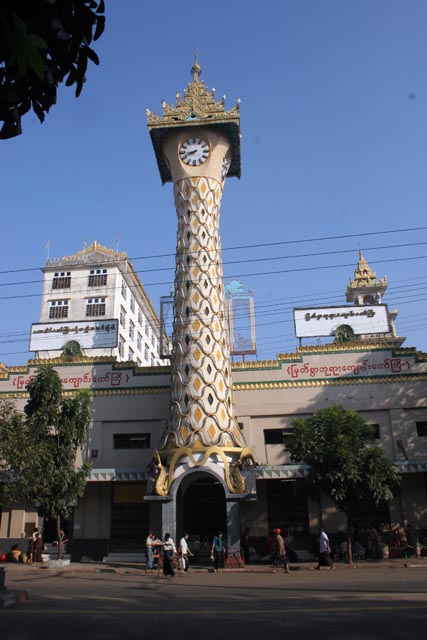 Clock Tower, Yangon. Myanmar (Burma).