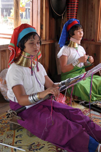 Padaung (long-neck) People, Inle Lake. Myanmar (Burma).