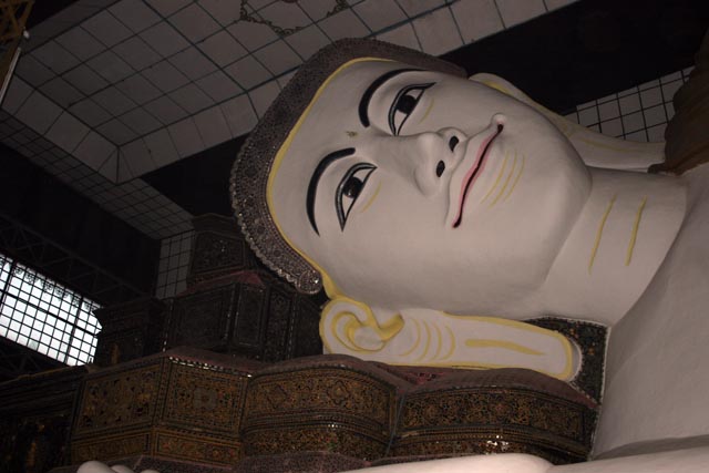 Reclining Buddha, Bago. Myanmar (Burma).