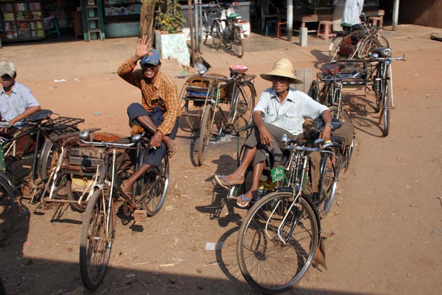 Rikshaws. South of Yangon. Myanmar (Burma).