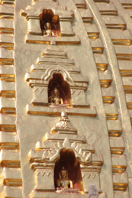 The Temples of Bagan decoration. Myanmar (Burma).