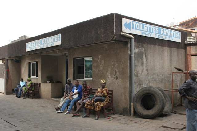 Bus station, Douala. Cameroon.