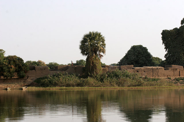 Life around Chari river inflow of Lake Chad. Cameroon.
