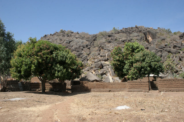 Village Murha near old mountain road connecting towns Maroua and Garoua. Cameroon.