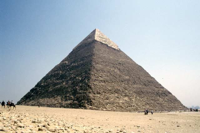 Pyramid of Chephren. Egypt.