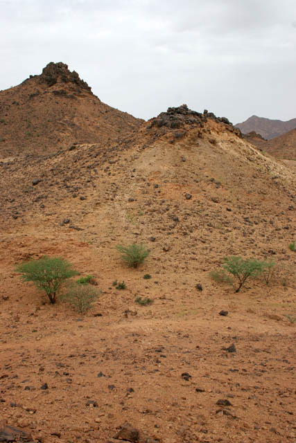 Landscape at Sahara desert at Air Mountain area. Niger.