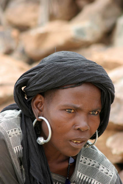 Tuareg woman from Air Mountain. Niger.