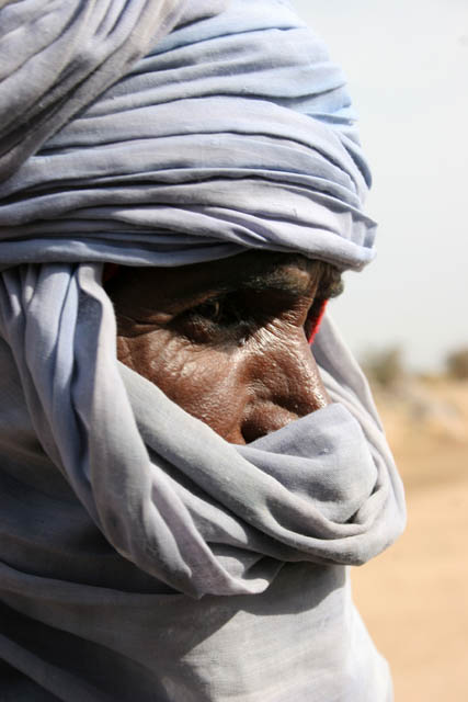 Typical Tuareg. Sahara desert. Niger.