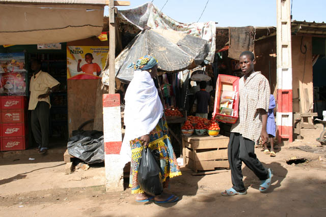 At the street at Niamey capitol. Niger.