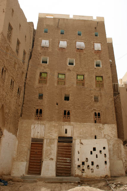 Shibam town called Manhattan of desert. Most of local houses are mudy-skyscrapers. Wadi Hadramawt area. Yemen.