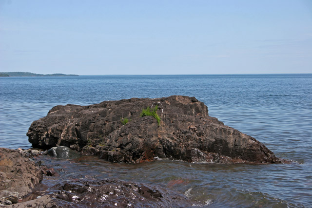 Lake Superior, the largest freshwater lake in the world by surface area, North Shore, Minnesota. United States of America.