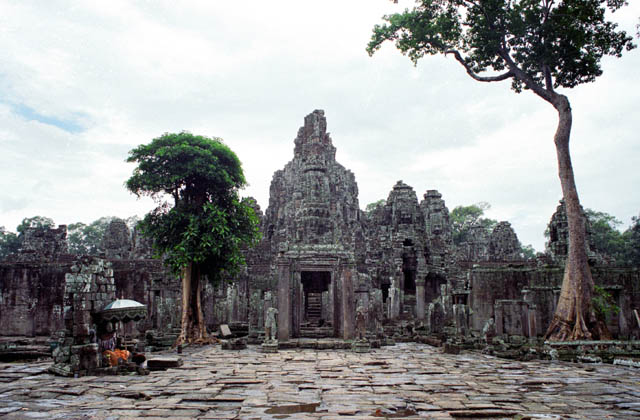 The Bayon - temple of smiling faces. Angkor Wat temples area. Cambodia.