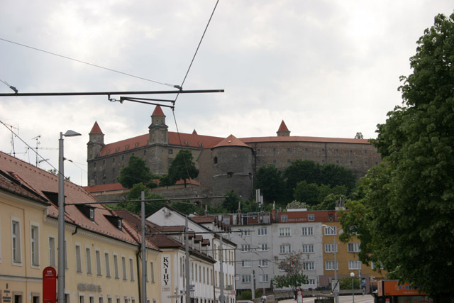View to the Bratislava Castle. Slovakia.