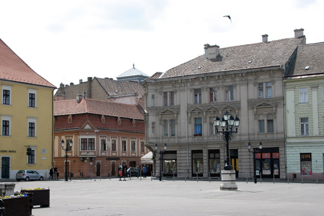 Szechenyi Square, Gyor Hungary.