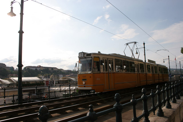 Tram, Budapest. Hungary.