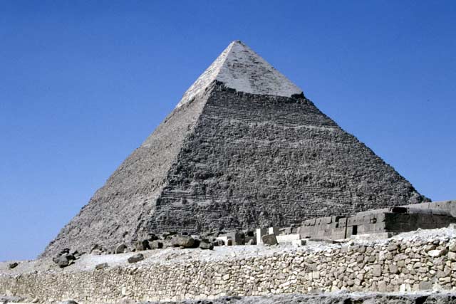 Pyramid of Chephren. Egypt.