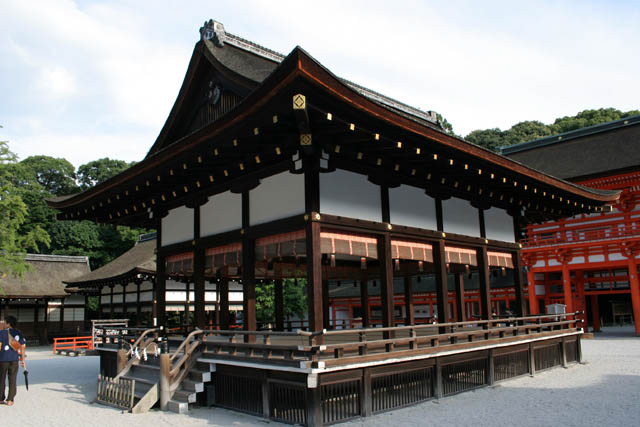 Shimogamo-jinja (Kamomioya-jinja) shrine, Kyoto. Japan.