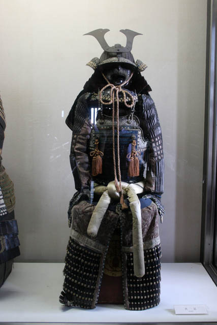 Samurai armour. Himeji castle. Japan.