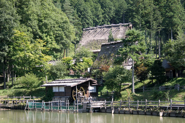 Hida Folk Village (Hida no Sato) near Takayama town. Japan.