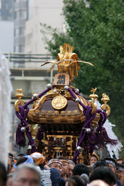 Autumn fest at Ryogoku area, Tokyo. Japan.