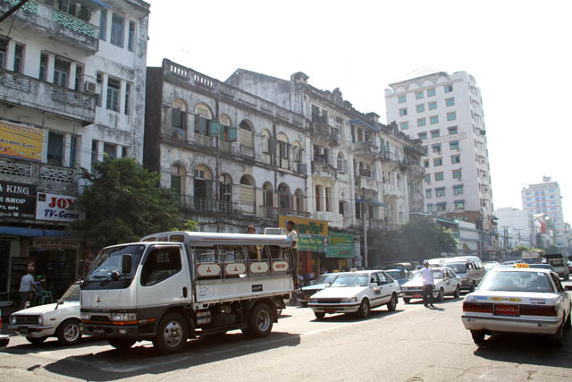 Capital city Yangon. Myanmar (Burma).