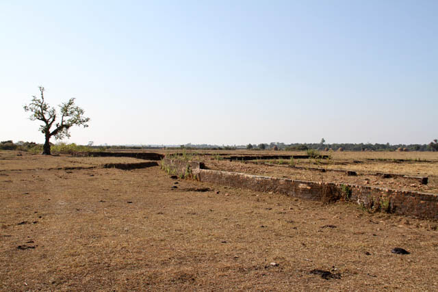 Remaining parts of ancient kingdoms, Mrauk U area. Myanmar (Burma).
