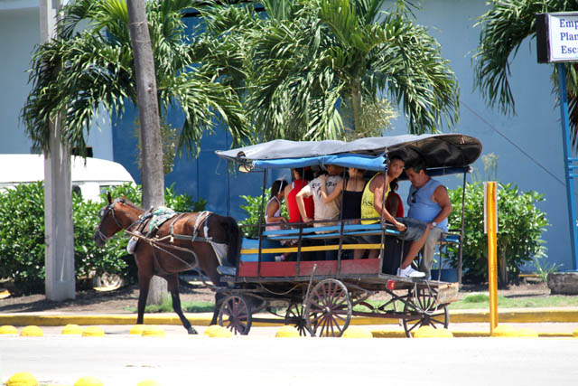 Typical city transportation, Santa Clara. Cuba.