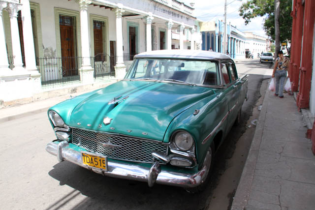 Old american car - Las Tunas. Cuba.