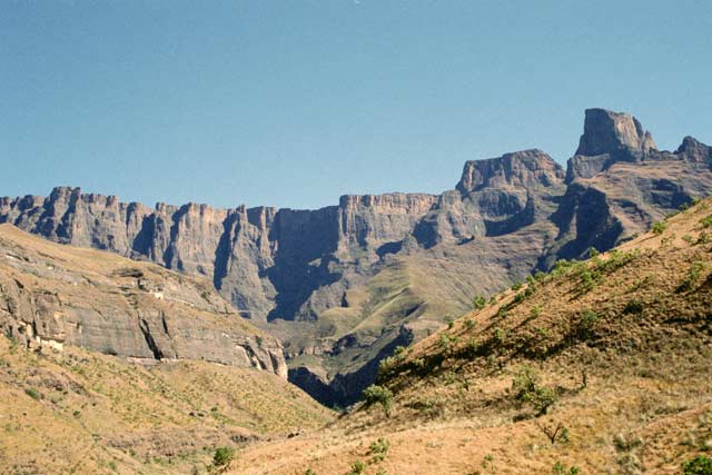 Amphhiteater, Royal Natal National park, Drakensberg. South Africa.