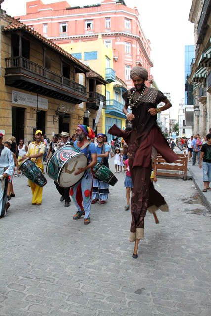 Street artists, old Havana (Habana Vieja). Cuba.