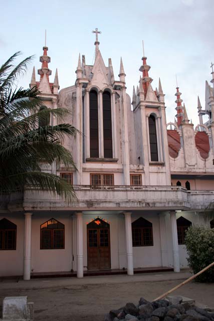 Church at Bunaken village. Sulawesi,  Indonesia.