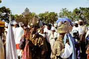 Head of procession during Timkat. Lalibela. North, Ethiopia.