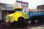Colorful truck. Bangladesh.