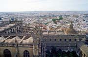 View from the cathedral tower, Sevilla. Spain.