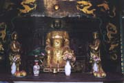 Golden temple near Kunming. China.