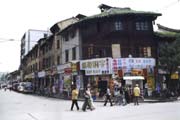 Old district at Kunming town. China.