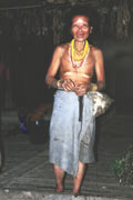 Mentawai woman. Siberut island. Indonesia.