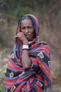 Local woman, around Jinka. South,  Ethiopia.