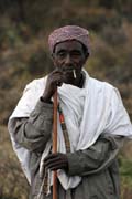 Local man, around Jinka. South,  Ethiopia.