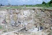 Diamond mining field in Cempaka. Kalimantan,  Indonesia.