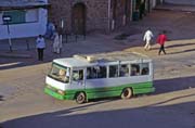 Minibus is used for local transport. Khartoum (Central). Sudan.