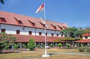 Dutch fort Rotterdam at Ujung Pandang town. Sulawesi,  Indonesia.