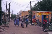 Street at Bakel town. Senegal.