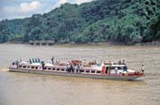 Typical ship on the Rejang river. Malaysia.