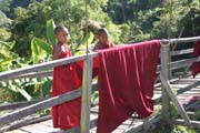 Young monks. Chin State. Myanmar (Burma).